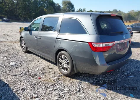 2013 Honda Odyssey Ex-L из США, поврежденный, VIN 5FNRL5H66DB004744